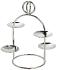 petits fours stand 4 small dishes in silver plated - Ercuis
